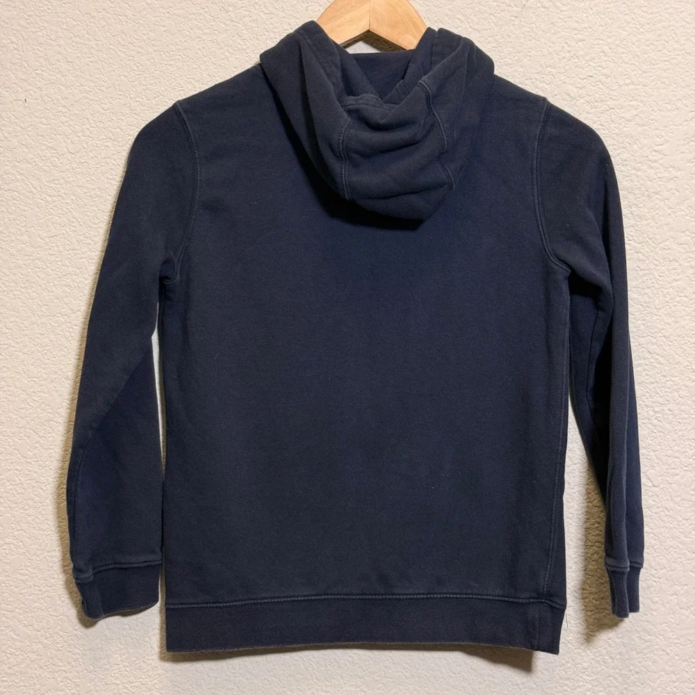 Nike Michigan Hoodie Club Fleece Pullover Boys Navy Blue M NCAA Logo